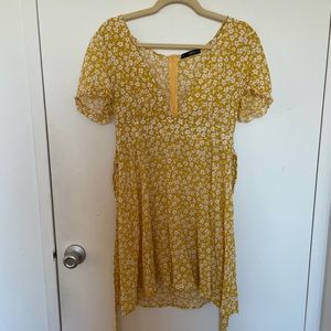 Zaful yellow floral sundress